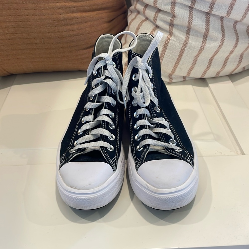 Platform high top converse
